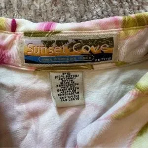 Sunset Button Down Sunset Cove | Tops | Vintage Sunset Cove Hawaiian Summer Button Down ...